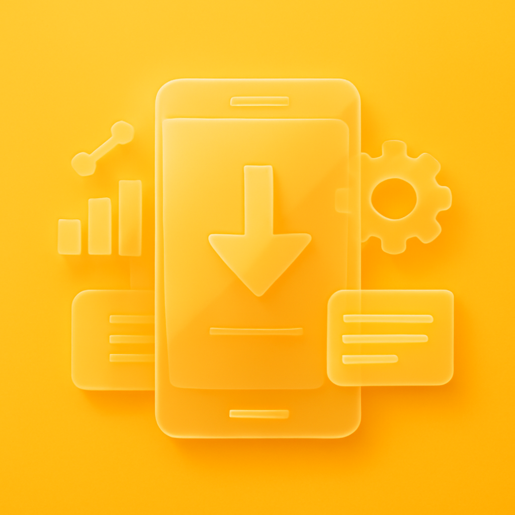 Illustration of download and installation process for Bdg Bin.