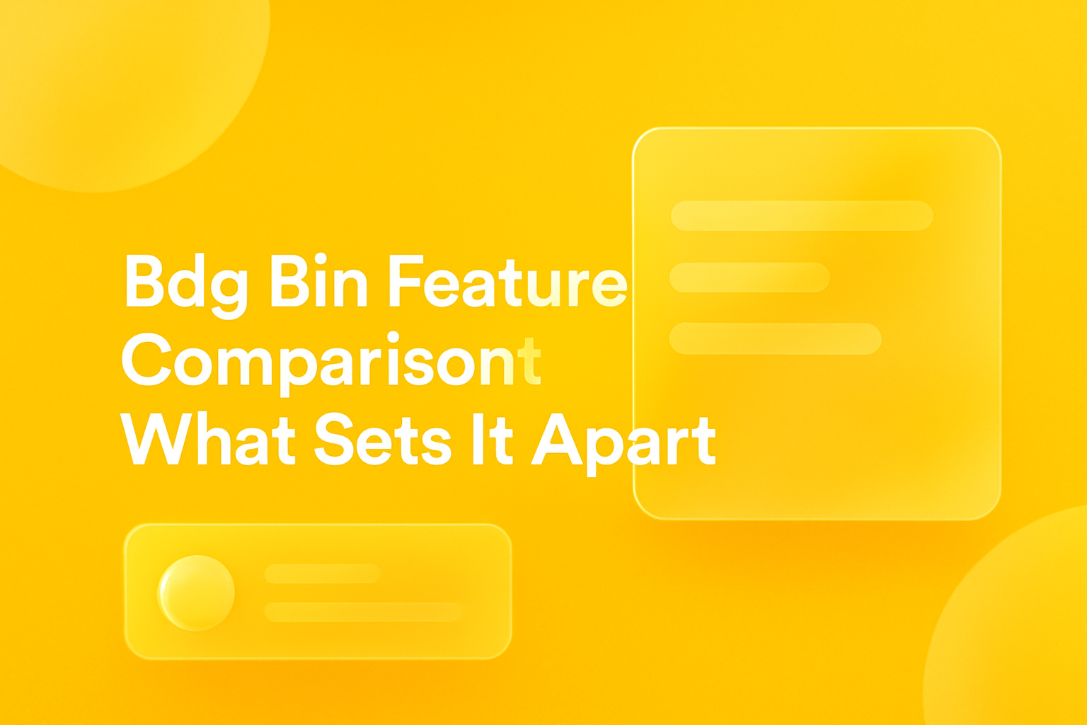 An informative graphic depicting Bdg Bin Compatibility Guide details.