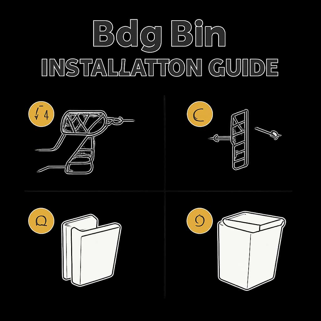 Diagram illustrating the Bdg Bin Installation Guide.