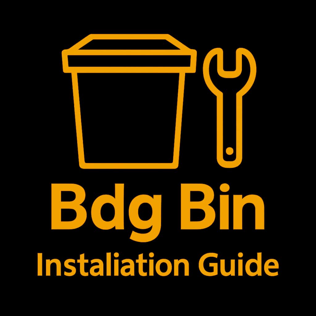 Icon representing the Bdg Bin Installation Guide.