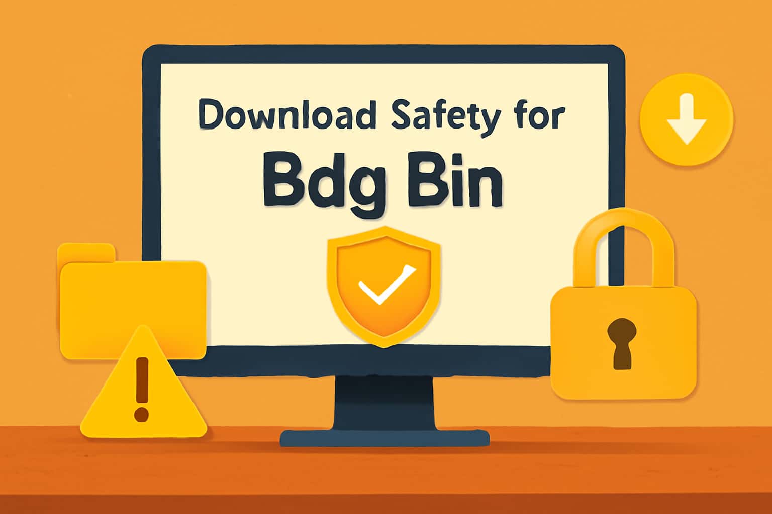A neutral scene illustrating the download safety protocols for Bdg Bin.