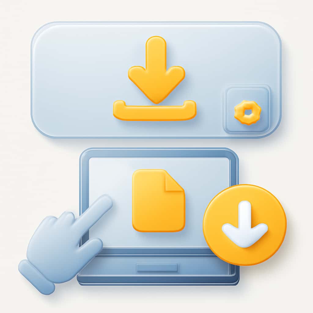 An educational diagram illustrating the download process for Bdg Bin.