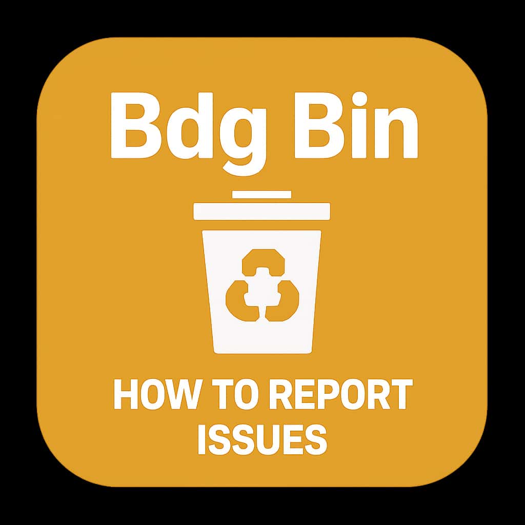 A simplified icon representing support for Bdg Bin issues reporting.