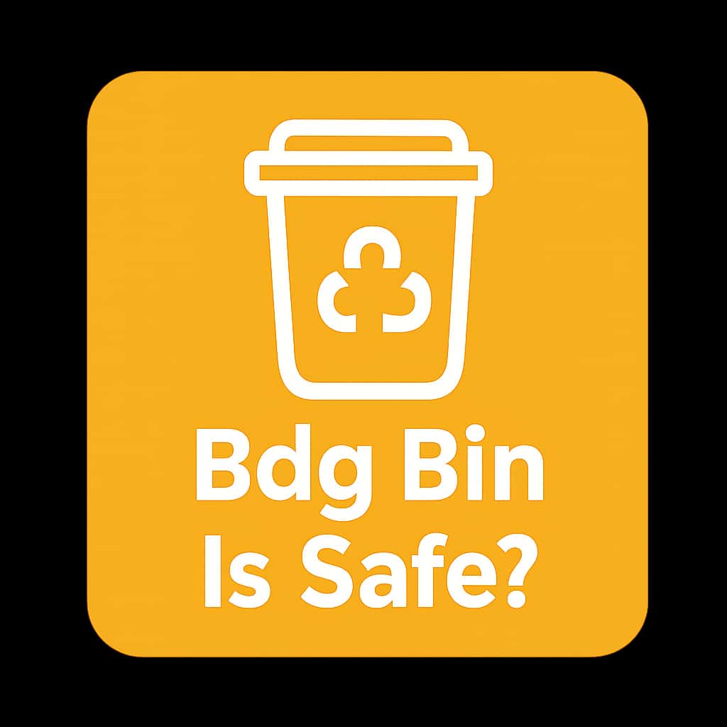 An icon representing Bdg Bin safety.