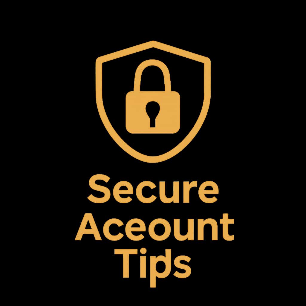 Icon representing Bdg Bin account security tips.